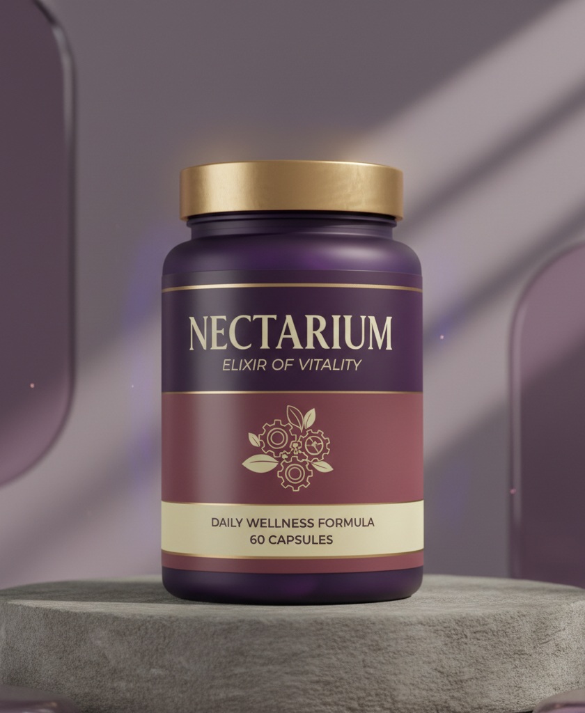 NECTARIUM natural ingredient blend bottle